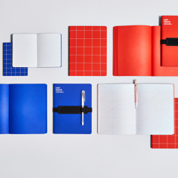 Notebook Break The Grid L Light - Red i gruppen  Papir & Blokk / Skrive og ta notater / Notatbøker hos Pen Store (134351)
