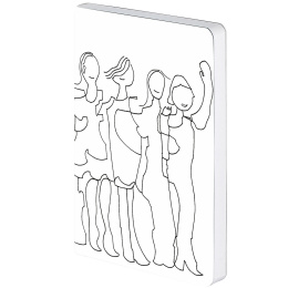 Notebook Graphic S - Friends by Myriam Beltz i gruppen  Papir & Blokk / Skrive og ta notater / Notatbøker hos Pen Store (134357)