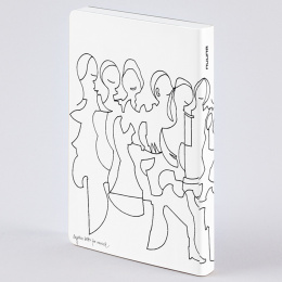 Notebook Graphic S - Friends by Myriam Beltz i gruppen  Papir & Blokk / Skrive og ta notater / Notatbøker hos Pen Store (134357)