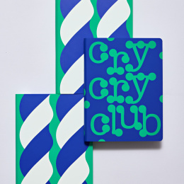 Notebook Graphic L - Cry Cry Club i gruppen  Papir & Blokk / Skrive og ta notater / Notatbøker hos Pen Store (134361)