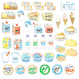 Hako Stickers Creamy Hills Farm i gruppen Hobby & Kreativitet / Skape / Stickers hos Pen Store (134447)