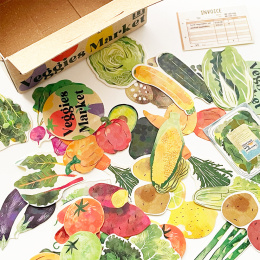 Hako Stickers Veggies Market i gruppen Hobby & Kreativitet / Skape / Stickers hos Pen Store (134452)