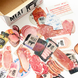 Hako Stickers Meat Market i gruppen Hobby & Kreativitet / Skape / Stickers hos Pen Store (134453)