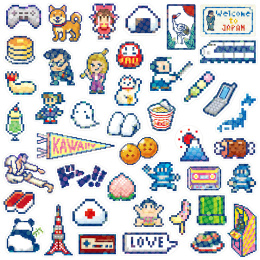 Hako Stickers Japan i gruppen Hobby & Kreativitet / Skape / Stickers hos Pen Store (134455)