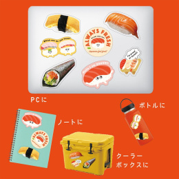 Sticker pack Sushi i gruppen Hobby & Kreativitet / Skape / Stickers hos Pen Store (134456)