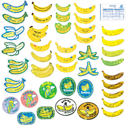 Hako Stickers Bananas i gruppen Hobby & Kreativitet / Skape / Stickers hos Pen Store (134459)