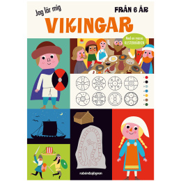 Jeg lærer om vikinger i gruppen Kids / Kul og læring / Fargeleggings- og håndverksbøker / Hjernetrim for barn hos Pen Store (134477)