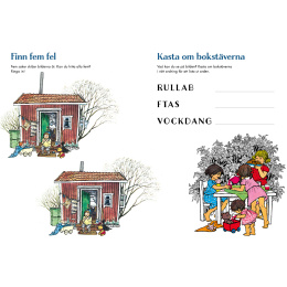 Lag aktiviteter med Barnen i Bullerbyn i gruppen Kids / Kul og læring / Fargeleggings- og håndverksbøker / Hobbybøker hos Pen Store (134486)