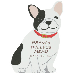 French Bulldog Memo i gruppen  Papir & Blokk / Skrive og ta notater / Post-it og notisblokker hos Pen Store (134519)