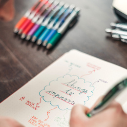 EnerGel BL77 Rollerball 07 6-set  i gruppen Penner / Skrive / Blekkpenner hos Pen Store (134573)