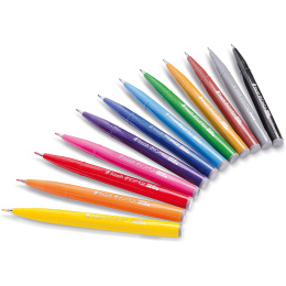 Brush Sign Pen 12-set Basic colours i gruppen Penner / Kunstnerpenner / Tusjpenner hos Pen Store (134578)