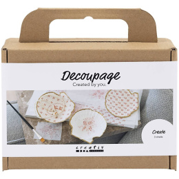 DIY Découpage-kit Skjell i gruppen Hobby & Kreativitet / Teknikker / Decoupage hos Pen Store (134609)