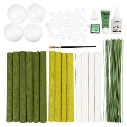 DIY-kit Maxi Blomsterbukett av kreppapir i gruppen Hobby & Kreativitet / Skape / Håndverk og DIY hos Pen Store (134721)