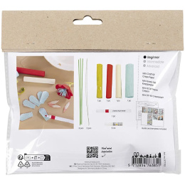 DIY-kit Papirblomster av kreppapir Set 1 i gruppen Hobby & Kreativitet / Skape / Håndverk og DIY hos Pen Store (134722)