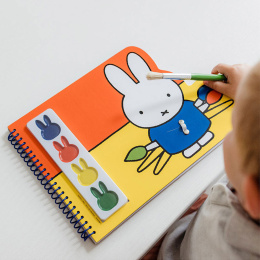 Miffy malebok farger + pensel i gruppen Kids / Barnehåndverk og maling / Maling for barn / Vannfarger for barn hos Pen Store (134895)