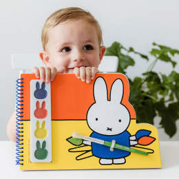 Miffy malebok farger + pensel i gruppen Kids / Barnehåndverk og maling / Maling for barn / Vannfarger for barn hos Pen Store (134895)