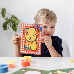 Miffy fingermaling 4 farger + 10 bilder i gruppen Kids / Barnehåndverk og maling / Maling for barn / Fingermaling hos Pen Store (134901)