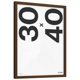 Treramme Valnøttfarge 30x40 cm i gruppen Hobby & Kreativitet / Organisere / Rammer / Rammer i valnøttfarge hos Pen Store (135072)