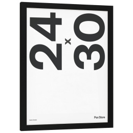 Treramme Svart 24x30 cm i gruppen Hobby & Kreativitet / Organisere / Rammer / Svarte rammer hos Pen Store (135083)