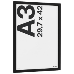 Treramme Svart 29,7x42 cm A3 i gruppen Hobby & Kreativitet / Organisere / Rammer / Svarte rammer hos Pen Store (135085)