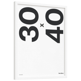 Treramme Hvit 30x40 cm i gruppen Hobby & Kreativitet / Organisere / Rammer / Hvite rammer hos Pen Store (135096)
