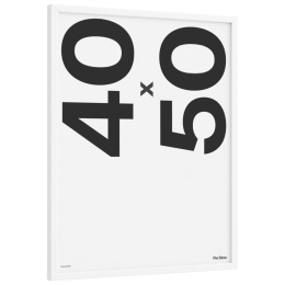 Treramme Hvit 40x50 cm i gruppen Hobby & Kreativitet / Organisere / Rammer / Hvite rammer hos Pen Store (135098)