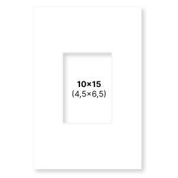 Passepartout Hvit 10x15 cm i gruppen Hobby & Kreativitet / Organisere / Rammer / Passepartout hos Pen Store (135101)
