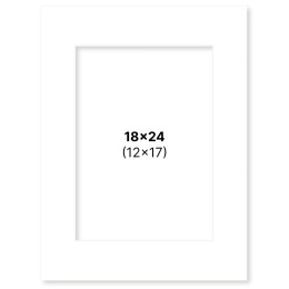 Passepartout Hvit 18x24 cm i gruppen Hobby & Kreativitet / Organisere / Rammer / Passepartout hos Pen Store (135104)