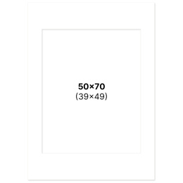 Passepartout Hvit 50x70 cm i gruppen Hobby & Kreativitet / Organisere / Rammer / Passepartout hos Pen Store (135112)