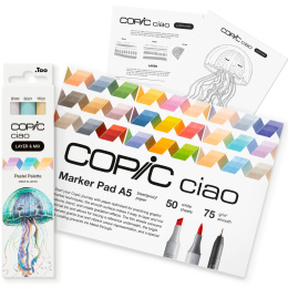 Ciao Layer & Mix 2D Starter Set Pastel i gruppen Penner / Kunstnerpenner / Illustrasjonmarkers hos Pen Store (135132)