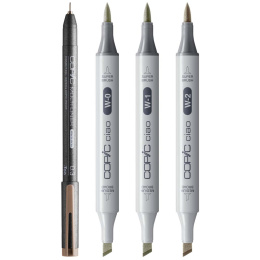 Ciao Shade Set Light Warm Gray 4-pakk i gruppen Penner / Kunstnerpenner / Illustrasjonmarkers hos Pen Store (135145)