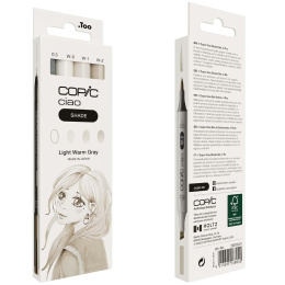 Ciao Shade Set Light Warm Gray 4-pakk i gruppen Penner / Kunstnerpenner / Illustrasjonmarkers hos Pen Store (135145)