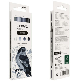 Ciao Shade Set Dark Cool Gray 4-pakk i gruppen Penner / Kunstnerpenner / Illustrasjonmarkers hos Pen Store (135146)