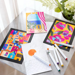 Markers 48-set i gruppen Penner / Kunstnerpenner / Illustrasjonmarkers hos Pen Store (135226)