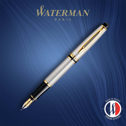 Expert Steel/Gold Fyllepenn i gruppen Penner / Fine Writing / Fyllepenner hos Pen Store (135459_r)