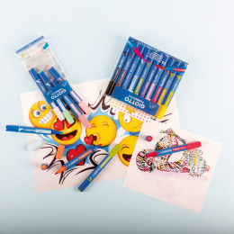 Turbo Pro Dual Tip Marker Pen 10-sett i gruppen Penner / Kunstnerpenner / Akvarellmarkers hos Pen Store (135469)