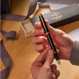 IM Grey/Gold Fyllepenn i gruppen Penner / Fine Writing / Fyllepenner hos Pen Store (135471_r)