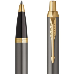 IM Grey/Gold Kulepenn i gruppen Penner / Fine Writing / Kulepenner hos Pen Store (135474)