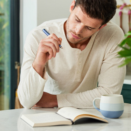 IM Rituals Blue/Chrome Fyllepenn i gruppen Penner / Fine Writing / Fyllepenner hos Pen Store (135479_r)