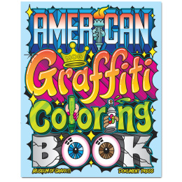 American Graffiti Coloring Book i gruppen Hobby & Kreativitet / Bøker / Fargebøker for voksne hos Pen Store (135491)