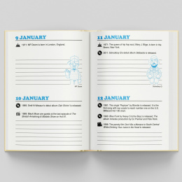 Hip Hop Journal: A Daily Planner i gruppen  Papir & Blokk / Kalendere / 12 md kalendere hos Pen Store (135493)