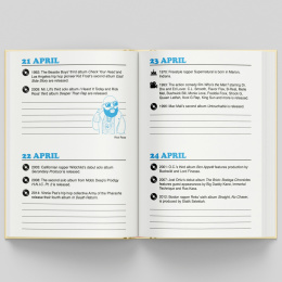 Hip Hop Journal: A Daily Planner i gruppen  Papir & Blokk / Kalendere / 12 md kalendere hos Pen Store (135493)
