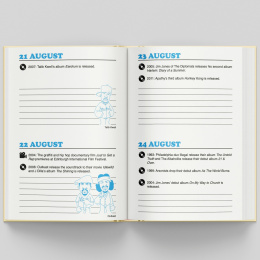 Hip Hop Journal: A Daily Planner i gruppen  Papir & Blokk / Kalendere / 12 md kalendere hos Pen Store (135493)
