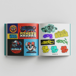 The Graffiti Sticker Book: 300+ stickers i gruppen Hobby & Kreativitet / Skape / Stickers hos Pen Store (135495)
