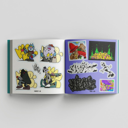 The Graffiti Sticker Book: 300+ stickers i gruppen Hobby & Kreativitet / Skape / Stickers hos Pen Store (135495)