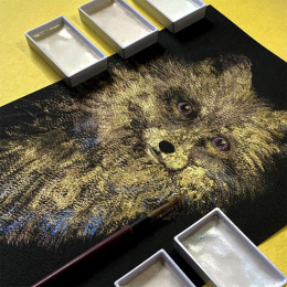 Gansai Tambi Aquarelle 24-set Metallic i gruppen Kunstnermateriell / Kunstnerfarge / Akvarellmaling / Akvarellmaling i kopp hos Pen Store (135536)