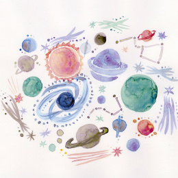 Gansai Tambi Aquarelle 5-set Granulating Colors 2 i gruppen Kunstnermateriell / Kunstnerfarge / Akvarellmaling / Akvarellmaling i kopp hos Pen Store (135537)