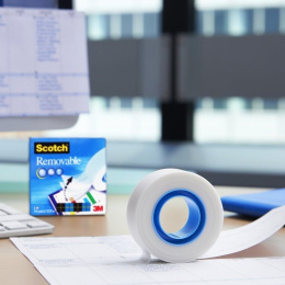 Scotch Tape 811 Avtagbar 19 mm x 33 m i gruppen Hobby & Kreativitet / Hobbytilbehør / Teip hos Pen Store (135565)