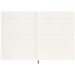 Kalender 18M WeekNote Soft Cover XL Black i gruppen  Papir & Blokk / Kalendere / 18 md kalendere hos Pen Store (135589)