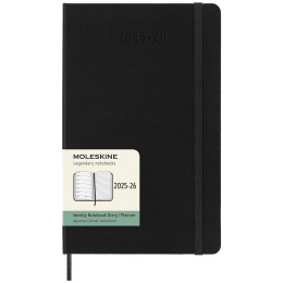 Kalender 18M WeekNote Hard Cover Large Black i gruppen  Papir & Blokk / Kalendere / 18 md kalendere hos Pen Store (135591)